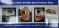 Автомобильный кожаный органайзер для заднего сиденья Folding Dinner Posture Back Handing Bag на спинку переднего сидения
