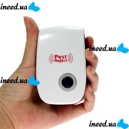 Ультразвуковой отпугиватель насекомых и грызунов Electronic Pest Reject Repeller устройство для уничтожения мышей тараканов, комаров прибор в розетку
