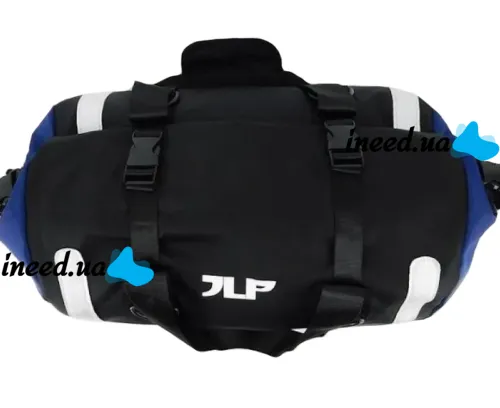 Универсальная спортивная сумка JLP 4081 2 отделения на молнии для ежедневного использования, Дорожная сумка для вещей 39х38х23 см для спорта Черная
