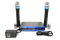 Беспроводной комплект из 2-х микрофонов Sennheiser EW-100 радиосистема два радиомикрофона и база