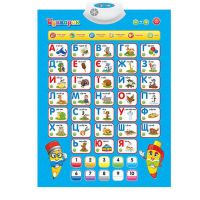 Interactive Poster Bukvarik 7031, speaking alphabet in Ukrainian Joy Toy 7031