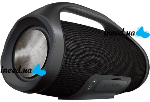 Большая беспроводная музыкальная колонка T&G Booms Box Big Черная с ручкой портативная акустика bluetooth в стиле T&G Boombox USB AUX для Android IOS