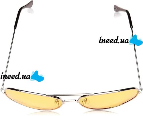 Водительские очки ночного видения для вождения ночью Night View NV Glasses, желтые поляризационные антибликовые авиаторы антифары с защитой для глаз