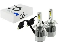 Set of LED Car LED Lamps C6 H4 30W
