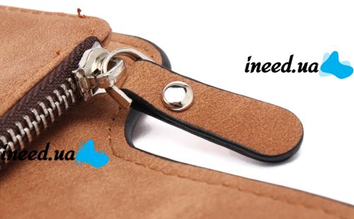 Женский замшевый кошелек Baellerry Forever Mini N 2346 Brown женское мини портмоне на 10 отделений для купюр и мелочи 10.5Х11.5 см Коричневый