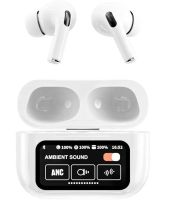 Беспроводные вакуумные наушники TWS AirPods A9 PRO 2 Bluetooth в кейсе с сенсорным дисплеем, Наушники-гарнитура вкладыши блютуз с шумоподавлением