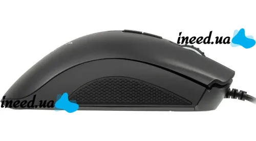Игровая проводная компьютерная мышка Weibo S320 USB 7 Кнопок с RGB подсветкой для ПК, Геймерская USB мышь 4800 DPI для компьютера и ноутбука Черная