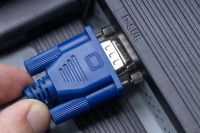 Кабель переходник GBX с VGA на VGA папа-папа длинной 1.5м с двумя фильтрами, Шнур интерфейсный 1.5 метра для монитора, телевизора и проектора