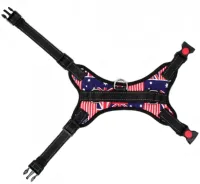 Нейлоновая шлейка жилет для выгула собак, щенков Dog Harness Set нагрудный регулируемый ремень для животных с грудным обхватом для домашних питомцев