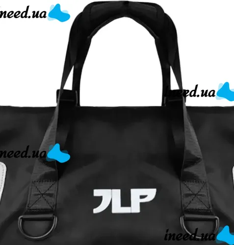 Универсальная спортивная сумка JLP 4081 2 отделения на молнии для ежедневного использования, Дорожная сумка для вещей 39х38х23 см для спорта Черная