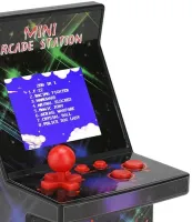 Детская игровая ретро приставка автомат Mini Arcade Station A2 на 200 встроенных игр на батарейках, консоль 8bit с экраном 2.5 дюймов от батареек
