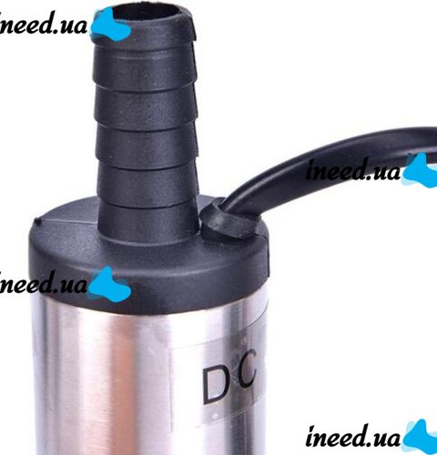 Погружной дизельный насос Diesel Pump автомобильный для перекачки дизельного топлива с клещами 24V 38 мм, Электро насос 24 В для керосина и мазута