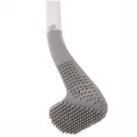 Туалетный навесной ершик щетка Tanger Toilet brush LTB-01 с щеткой для чистки унитаза с креплением на стену, Силиконовый ёршик скребок для туалета