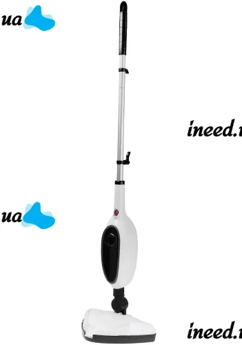 Ручная паровая швабра Steam Mop PR-355 12в1 300 мл пароочиститель высокого давления с баком для воды и насадками для уборки и мытья пола от сети