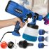 Електричний краскопульт Makita Ah550l 650W ручний розпилювач пульверизатор з ємністю для фарби 800 мл 3 ступеня розпилення від мережі Макіта