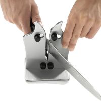 Точилка для кухонных ножей Bavarian Edge Knife Sharpener 12Х16.5 см многофункциональная механическая настольная ножеточка полировка из стали на кухню