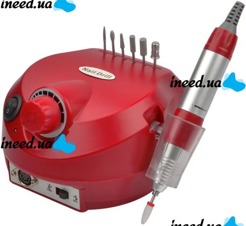 Фрезер для маникюра и педикюра Beauty Nail DM-202 35000 об/мин аппарат для обработки ногтей с насадками 6 в 1 маникюрный аппаратный набор с фрезами