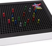 Светящаяся оптическая мозаика 3D Magic Light Panel 888 детский набор 180 разноцветных фишек, планшет с подсветкой для рисования светом
