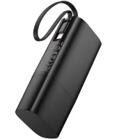 Сетевое зарядное устройство Hoco J148 PD20W Power Bank 5000 mAh портативный внешний аккумулятор Type-C повербанк с кабелем и адаптером для зарядки