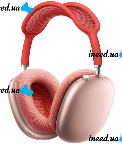 Беспроводные Bluetooth наушники AirPods Max Red полноразмерные блютуз стереонаушники с микрофоном и шумоподавлением в чехле Smart Case MGYJ3 Красные