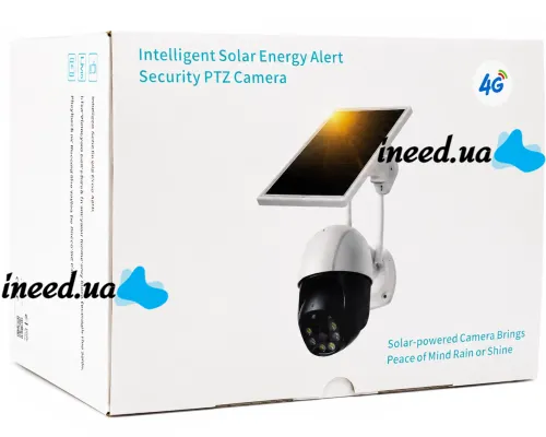Беспроводная уличная IP камера видеонаблюдения TP8 V380 Pro Solar WI-FI поворотная аккумуляторная видеокамера под сим карту 4G на солнечной батарее