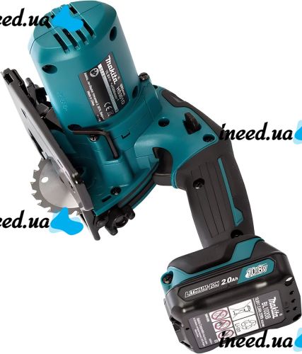 Аккумуляторная дисковая пила Makita HS301DZ циркулярная пила на два аккумулятора для продольного и поперечного распила в кейсе 85 мм 25.5 мм