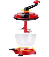 Ручной измельчитель овощей Keouke Chopper Food LG-006 2 в 1 кухонный мини блендер с тремя лезвиями и чашей на 1.5 л чоппер для измельчения мяса