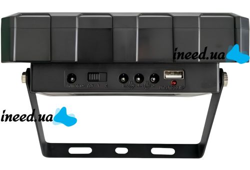 Переносная солнечная станция GDLite GD-106 портативный LED фонарь прожектор с 3 лампами и повербанком на солнечной батареи 4000 мАч GDTimes ZB-28