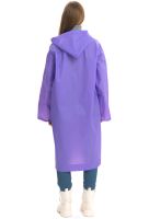 Многоразовый дождевик с капюшоном EVA Raincoat TY876 120 см универсальный ветрозащитный плащ на кнопках с длинным рукавом от дождя и ветра AND-74