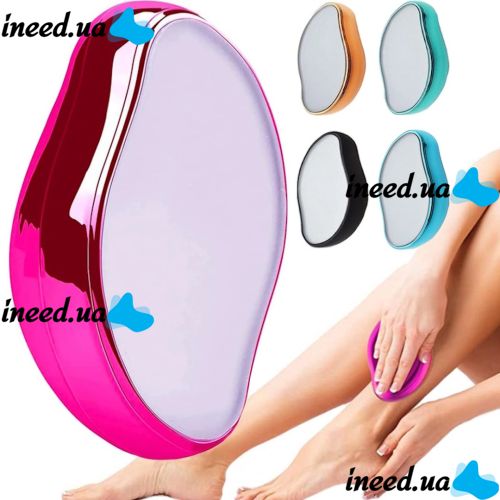 Ручной кристаллический эпилятор депилятор Crystal Hair Remover LY-332 для удаления волос, Хрустальный ластик Glass Shaver для депиляции и пилинга