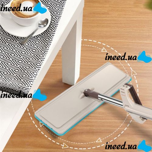 Швабра с самоотжимом Spin Mop 360 микрофибра, с вертикальным отжимом и насадками для быстрой уборки пола