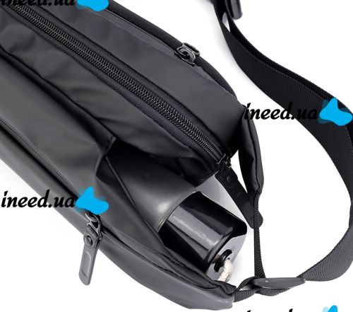 Мужская сумка через плечо Baellery Cross Body Bag JXA1808 нагрудная водонепроницаемая повседневная бананка на грудь из искусственной кожи 13Х17 см