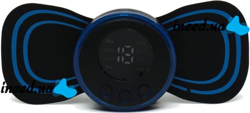 Импульсный массажер миостимулятор бабочка Pulse Massage Stick электростимулятор для восстановления и тренировки мышц всего тела на аккумуляторе USB