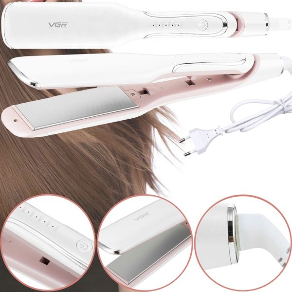 Hair Straightening and Styling Tongs VGR V-561 Professional Iron Straightener Curling Iron with Heating and Overheating Protection