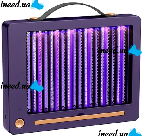 Акумуляторна Світлодіодна лампа пастка для літаючих комах Mosquito Killer Shock Lamp Y13, знищувач комарів, мух і мошок Y - 13 3W від USB