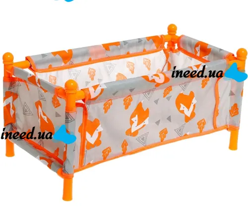 Дитячий набір Baby Play House CS0849 Лисички для ляльки та іграшок гойдалки манеж шезлонг гойдалка і стільчик для годування, Комплект для ляльок