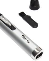 Бездротовий акумуляторний тример Gemei GM-3107 для носа, вух, окантовки, брів і бороди 3 в 1, чоловіча машинка для стрижки Geemy