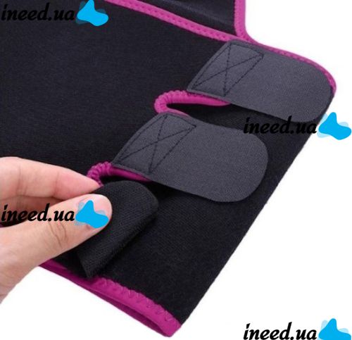 Корректирующий пояс фиксатор Adjustable One Piece Waist Band JN-79 для похудения и коррекции талии, Жиросжигающий корсет для занятия спортом Черный