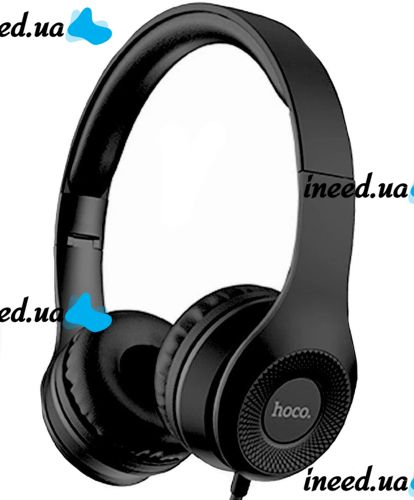 Накладные проводные наушники с микрофоном Hoco Graceful Charm W21, Полноразмерные игровые наушники для компьютера и телефона с гарнитурой 96430