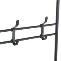 Підлогова вішалка для одягу в передпокій New simple floor clothes rack 60х29, 5х151 см Універсальна металева пересувна стійка Універсальна металева пересувна стійка Чорна