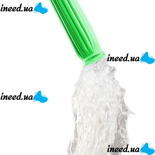 Telescopic Rope Mop Kornel LJF-006 2in1 with spin for dry and wet floor cleaning, Adjustable Mop Mashka SHV111 30 cm Green