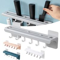 Многофункциональный навесной самоклеящийся держатель Tool Holder для кухонных ножей с крючками, Настенная подставка для столовых приборов на кухню