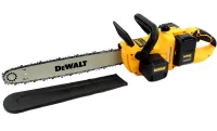 Акумуляторна ланцюгова пила DeWalt DCM575N 48V 5Ah 18" дюймів Шина 45 см, Бездротова пила Деволт з 2 акумуляторами для обрізки гілок дерев