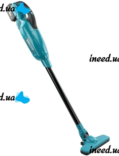 Аккумуляторный пылесос Makita HVC5050 36V 5Ah с насадками, Беспроводной пылесос Макита с 2 аккумуляторами 2 режима скорости для авто и дома Синий