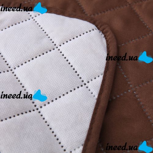 Двухсторонняя накидка чехол на кресло Couch Coat из микрофибры, Защитное двухстороннее водонепроницаемое стеганое покрывало для кресла