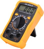 Digital Multimeter Tester Digital UK-830LN DT 830 LNv Universal Handheld Current, Voltage and Resistance Tester with Display DT-830 Yellow