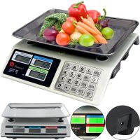 Торговые электронные весы Domotec MS-982S от 5 гр до 50 кг Metal Button с металлическими кнопками MX-414