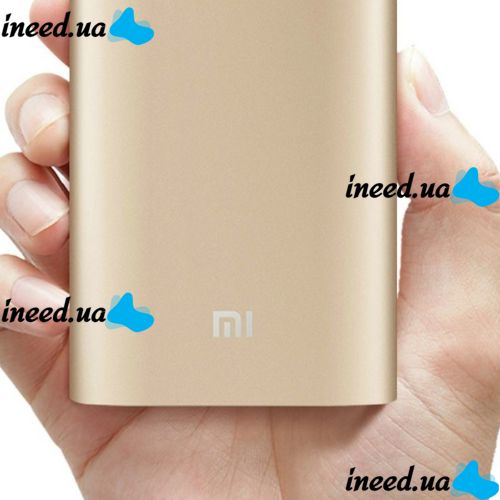 Портативное зарядное устройство Xiaomi MI Power Bank 20800 mAh внешний аккумулятор, зарядка для телефона IOS Android повербанк 2.1А USB Золотой