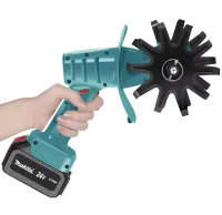 Аккумуляторный ручной мини культиватор Makita G6685 для рыхления и прополки огорода, беспроводной электрокультиватор с 2 аккумуляторами для сада