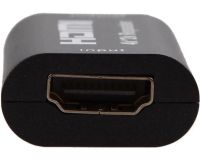 Конвертер HDMI Repeater 4K повторитель, усилитель видеосигнала до 40 метров, автономный репитер ретранслятор HDMI-HDMI удлинитель для устройств